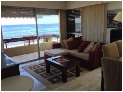 En venta!!! primera línea con vista franca al mar, playa mansa.