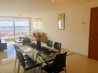 APARTAMENTO, 2 DORMITORIOS, SERVICIO, PLAYA MANSA, PUNTA DEL ESTE, ALQUILER