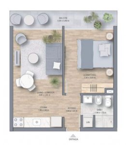 Apartamento 1 dormitorio Punta del Este