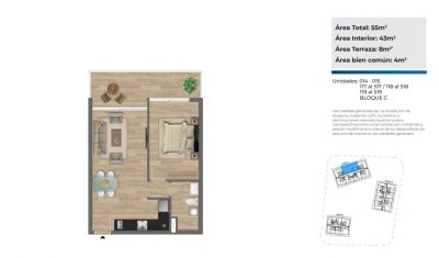 Venta apartamento 1 dormitorio Punta del Este