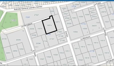 Terreno a la venta en Parque Burnett 4452 mts 2