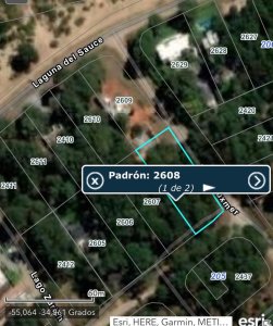 Amplio padrón a metros del lago con hermosa vista al lago