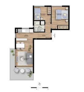 Venta apartamento 2 dormitorios playa mansa