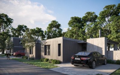 Venta casa a estrenar en Parque Burnett, 2 dormitorios