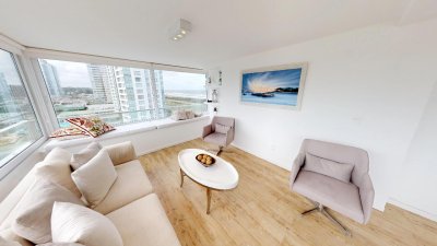 DEPARTAMENTO DE 3 DORMITORIOS EN TORRE TIBURON I, BRAVA, PUNTA DEL ESTE