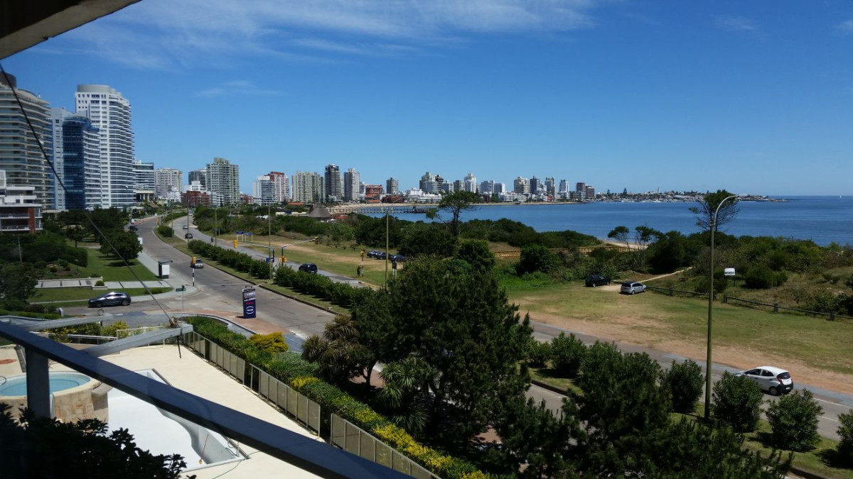 Hermoso apartamento reciclado en venta en edificio Tunquelen I, Punta del Este.