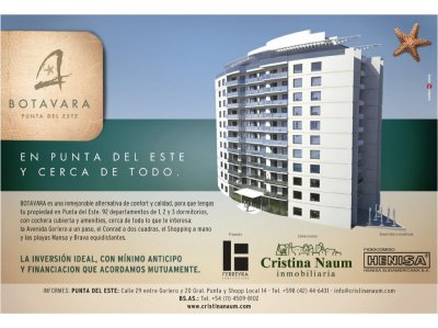Apartamento en Punta del Este, Brava