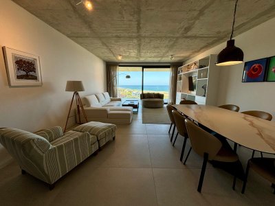 Apartamento en alquiler temporal, de 3 dormitorios en suite, en Manantiales, Aldeana