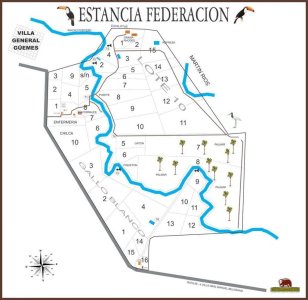 Campo en venta de 1,420 hectáreas en Formosa
