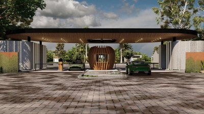 Terrenos en venta de 1.000 m2 en Aura, Barrio Cerrado en el Golf