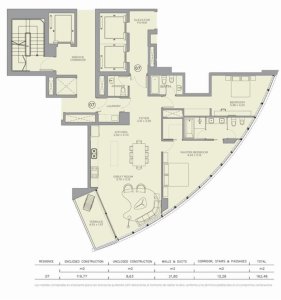 Apartamento en VENTA- construcción torre TRUMP- 2 dormitorios 