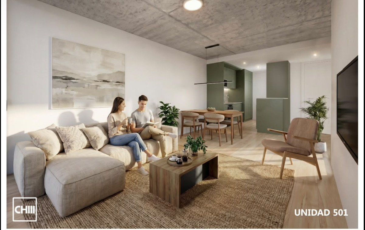 Edificio Charrua III- 2 dormitorios en venta