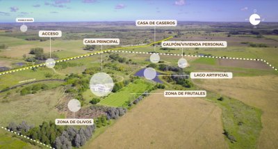 Hermosa casa de campo para producción y disfrutar
