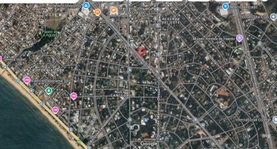 Terreno con capacidad de construcción de 21 piso.