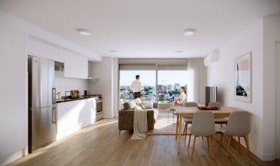 Venta Moderno Monoambiente en La Blanqueada,Montevideo!