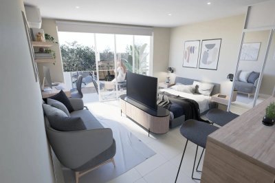 Monoambiente luminoso en La Blanqueada, a pasos de Tres Cruces!