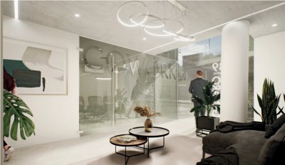 En venta Apartamento En Construccion de 1 dormitorio con balcón en Tres Cruces,montevideo