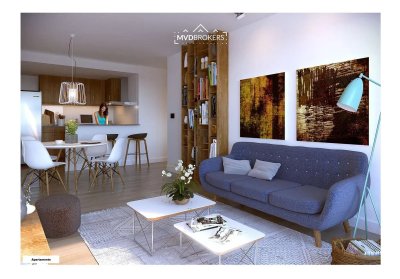 Apartamento en Venta de 2 dormitorios en Tres Cruces,Ideal PAra Vivienda e Inversion!