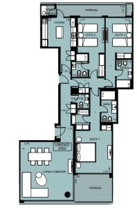 En venta exclusivo Apartamento Frente al Mar en Playa Mansa  Punta del Este de 3 dormitorios en suite