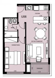 Imperdible de departamento de 1 dormitorio en suite