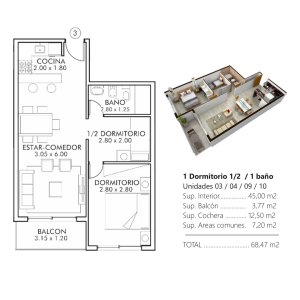  Apartamento en venta en Punta del Este ! Invierta hoy ! Financiación hasta en 100 cuotas. Edificio View 