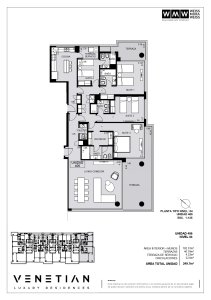 Departamento de 4 suites en venta frente al mar. Venetian Luxury, Punta del Este