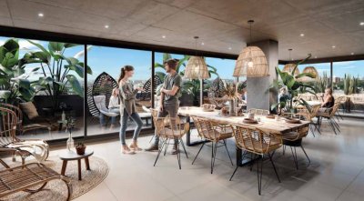 Venta Apto de 1 Dormitorio En Cosntruccion sobre la blanqueada,Montevideo.Ideal Inversores!