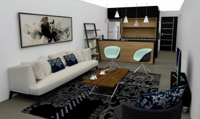 Apartamento de 1 dormitorio en Punta Carretas, Green Design Proyecto a metros del mar