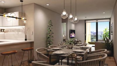 Monoambiente en construcción a la VENTA. Pocitos. Montevideo