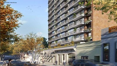 Proyecto Soho en zona Cordón. Venta Monoambiente ideal inversores