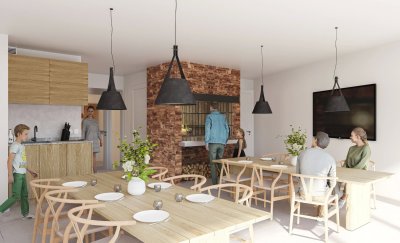 Parque Belgrano Proyecto ubicado en Parque Batlle, Venta apartamento de 2 dormitorios al frente