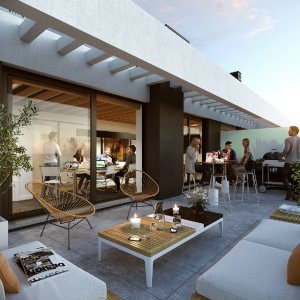 Proyecto Terrazas en La Blanqueada, Apartamento 1 dormitorio ideal para renta