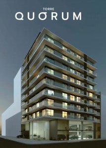 Proyecto Torre Quorum en Aguada, Apartamento de 1 dormitorio ideal inversores