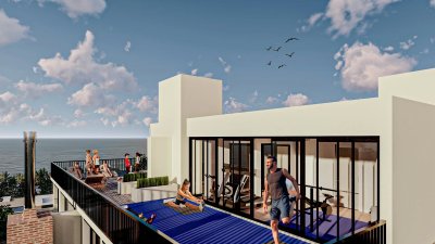 Monoambiente ideal para Inversores, con amplia terraza al frente. Montevideo