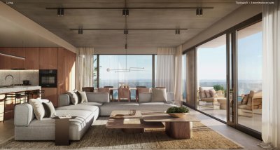 Quartier Brava 30,  proyecto en construccion a psos del mar, piso alto, 4 suites