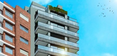 Proyecto VIA 21 en Pocitos, Apartamento de 1 dormitorio con terraza y parrillero en piso alto