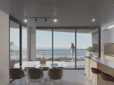 Proyecto en Preventa, a solo metros de Playa Brava. Moderno diseño, piscina con vista al mar