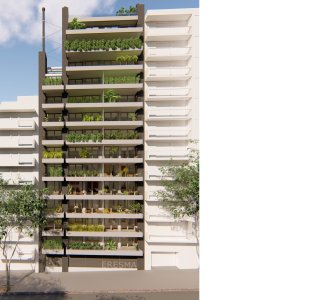 Proyecto Eresma II en Cordón. Apartamento de 1 dormitorio en piso alto y con parrillero propio