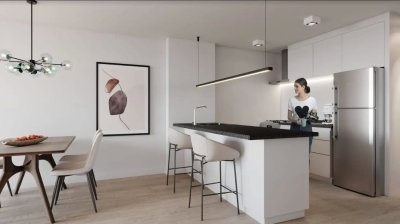 Proyecto Miraf Haedo en zona Cordón, Venta Apartamento de 1 dormitorio con terraza al frente