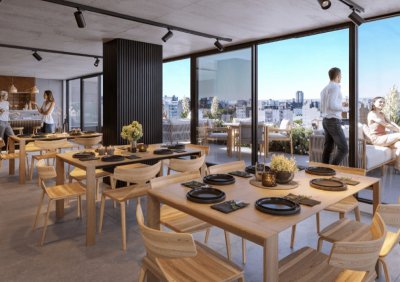 Apartamento en Venta de 2 Dormitorios Con Gran Ubicacion en punta Carretas,Montevideo.