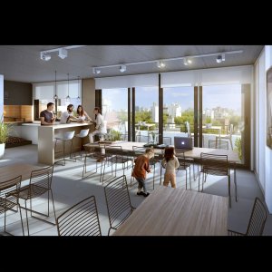 Apartamento de 1 Dormitorio al frente en Cordón - Montevideo