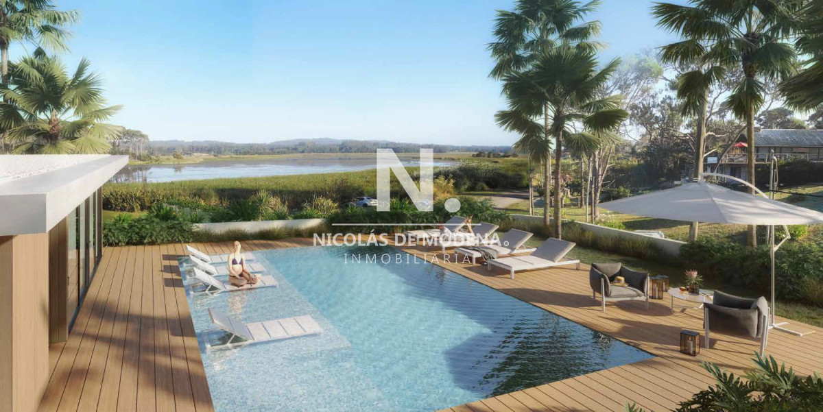 Walmer Lagoon piscina con deck