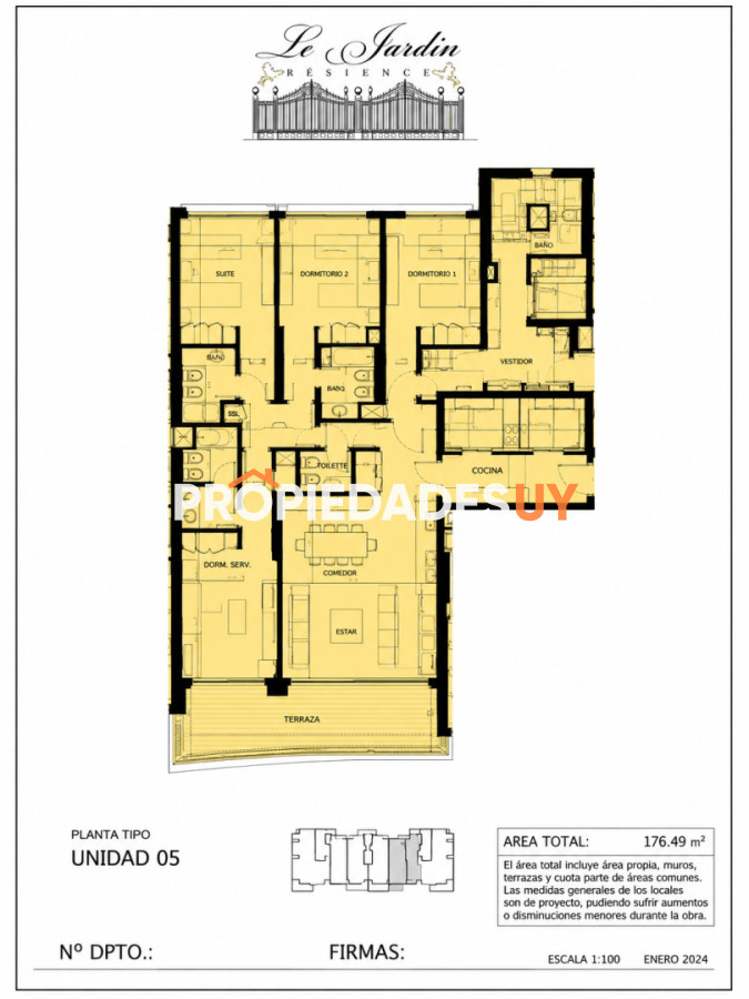 Le Jardin Residence Punta del Este
