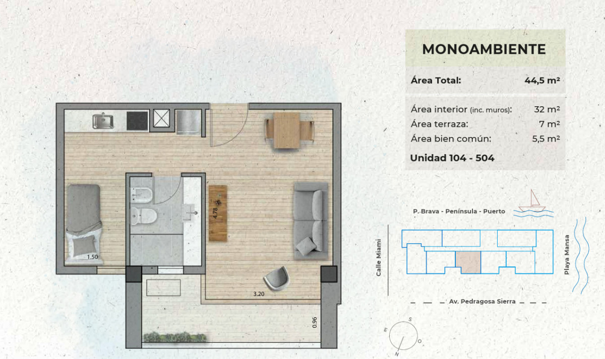Proyecto Mansa Town | Monoambientes en Venta | Playa Mansa