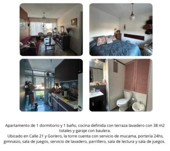 OPORTUNIDAD PENINSULA 1 DORMITORIO