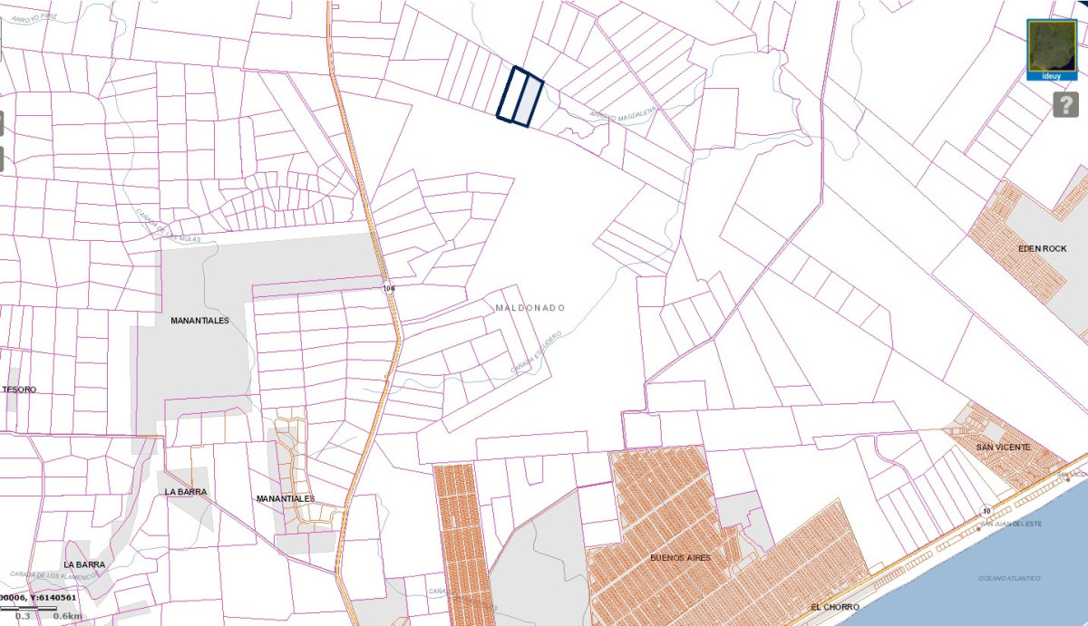 Tu Refugio en el Corazón de Maldonado

Descubre la oportunidad de invertir en un hermoso campo ubicado a solo 7 km de El Chorro, en Manantiales. 
Este Campo de 10 hectáreas ofrece un entorno natural inigualable, ideal para quienes buscan tranquilidad y conexión con la naturaleza.

Con una ubicación privilegiada, este campo no solo te brinda la posibilidad de construir la casa de tus sueños, sino que también te permite disfrutar de la cercanía a las playas más exclusivas de la región. Rodeado de paisajes deslumbrantes y un ambiente sereno, es el lugar perfecto para escapar del bullicio de la ciudad.

Padrón 24424 - 5 hectáreas
Padrón 24425 - 5 hectáreas

SE VENDEN JUNTOS O POR SEPARADO

No dejes pasar esta oportunidad única. Consulta con nuestros asesores para más información y comienza a dar forma a tu nuevo estilo de vida.