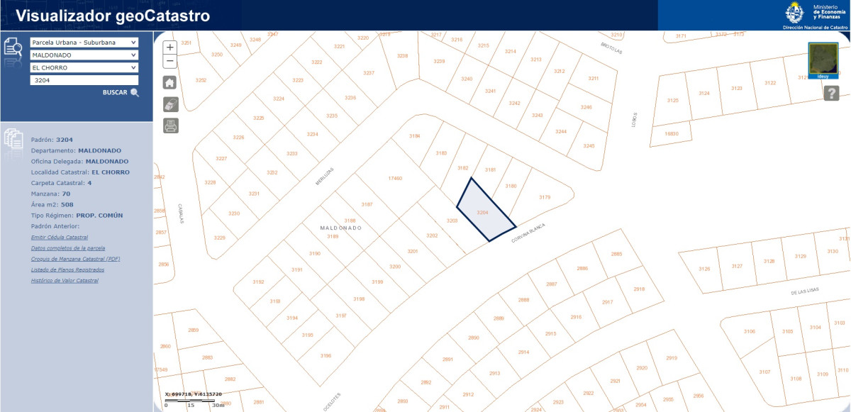 Lindo lote de 508mts2.
Padrón 3204, el Chorro.

Consulte con nuestros asesores.
