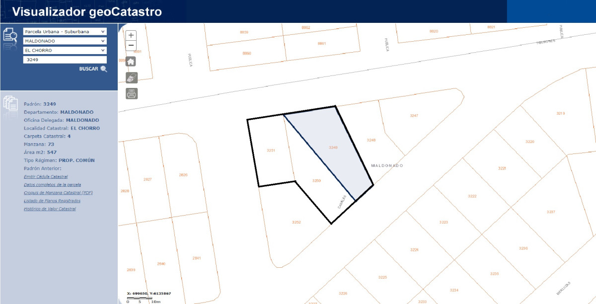 Tres lotes en El Chorro

Padrón 3249, superficie 547mts2 - U$S 75.000
Padrón 3250, superficie 501 mts2 - U$S 80.000
Padrón 3251,  superficie 501 mts2 - U$S 85.000

TOTAL: 1.549 m2

SE PUEDEN VENDER JUNTOS

Consulte con nuestros asesores.
