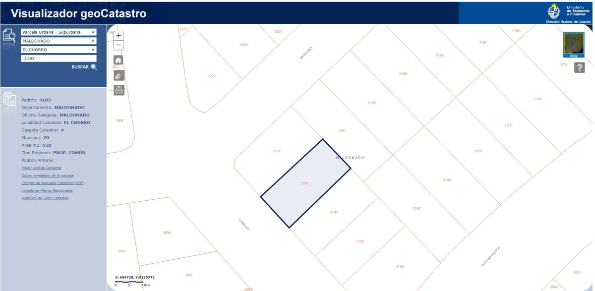 Terreno de 510 mts2, en El Chorro.
Padrón 3193.

Consulte con nuestros asesores.
