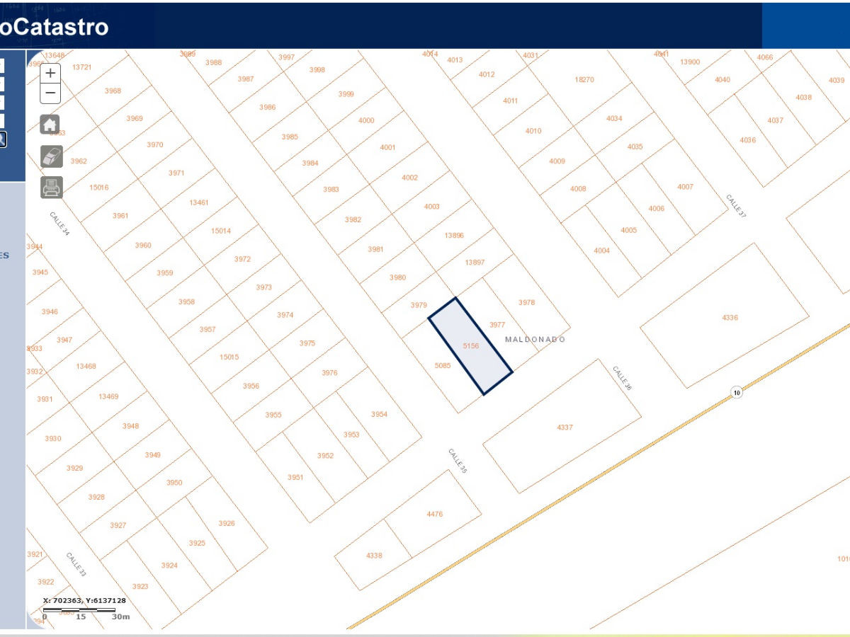 Terreno 600 m2 , en Balneario Buenos Aires - Manantiales
Frente al Mar !! 
Fondo : 40 mts 
Frente : 15 mts 
Padrón 5156

Consulte con nuestros asesores.
